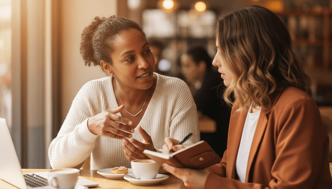 Sessão de mentoria executiva um-para-um em São Paulo